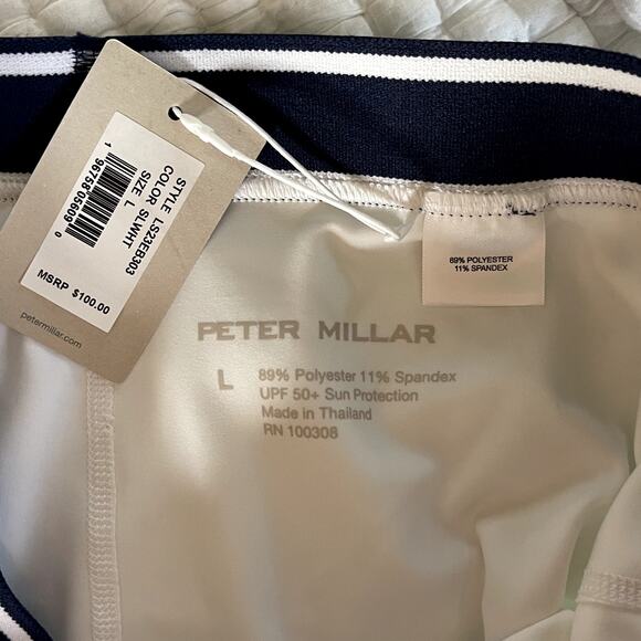 NWT Peter Millar Gabriela Swing Skort in Slithering White Size Large Golf Tennis - Picture 15 of 15